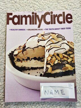 Family Circle Magazine March 2010 Issue Cooking Recipes Healthy Dinners Olay Ad